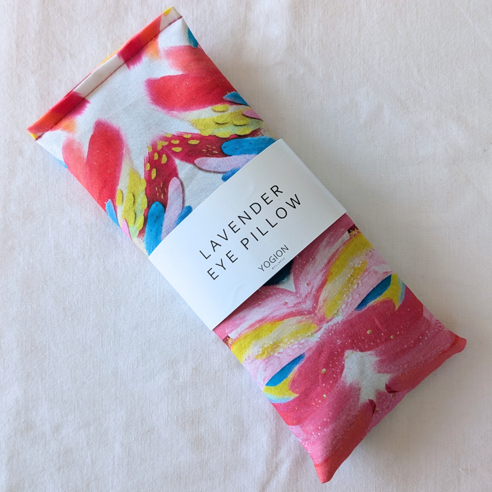 Abstract Painting PINK Yogion Lavender eye pillow