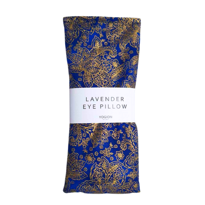 Lavender Relaxation Ritual Set - Eye Pillow & Neck wrap - Royal Blue)
