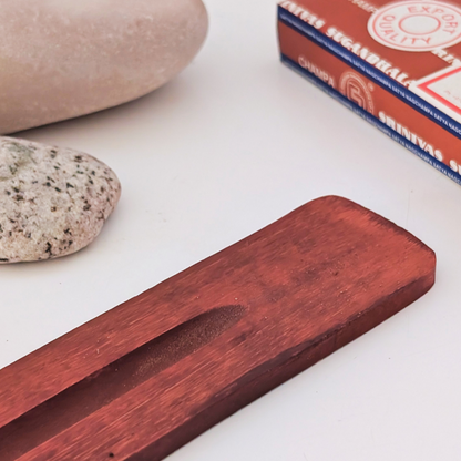 Minimal Hand-carved Wooden Incense Holder