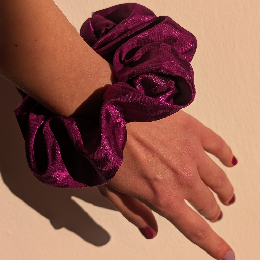isabella mini plum scrunchies