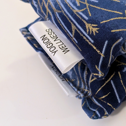 LAVENDER SACHET set of two BLUE GOLD yogion wellness label