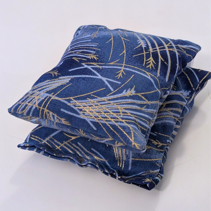 LAVENDER SACHET set of two BLUE GOLD