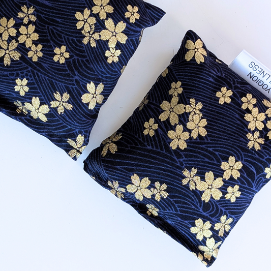 Black and Gold Floral Lavender sachets