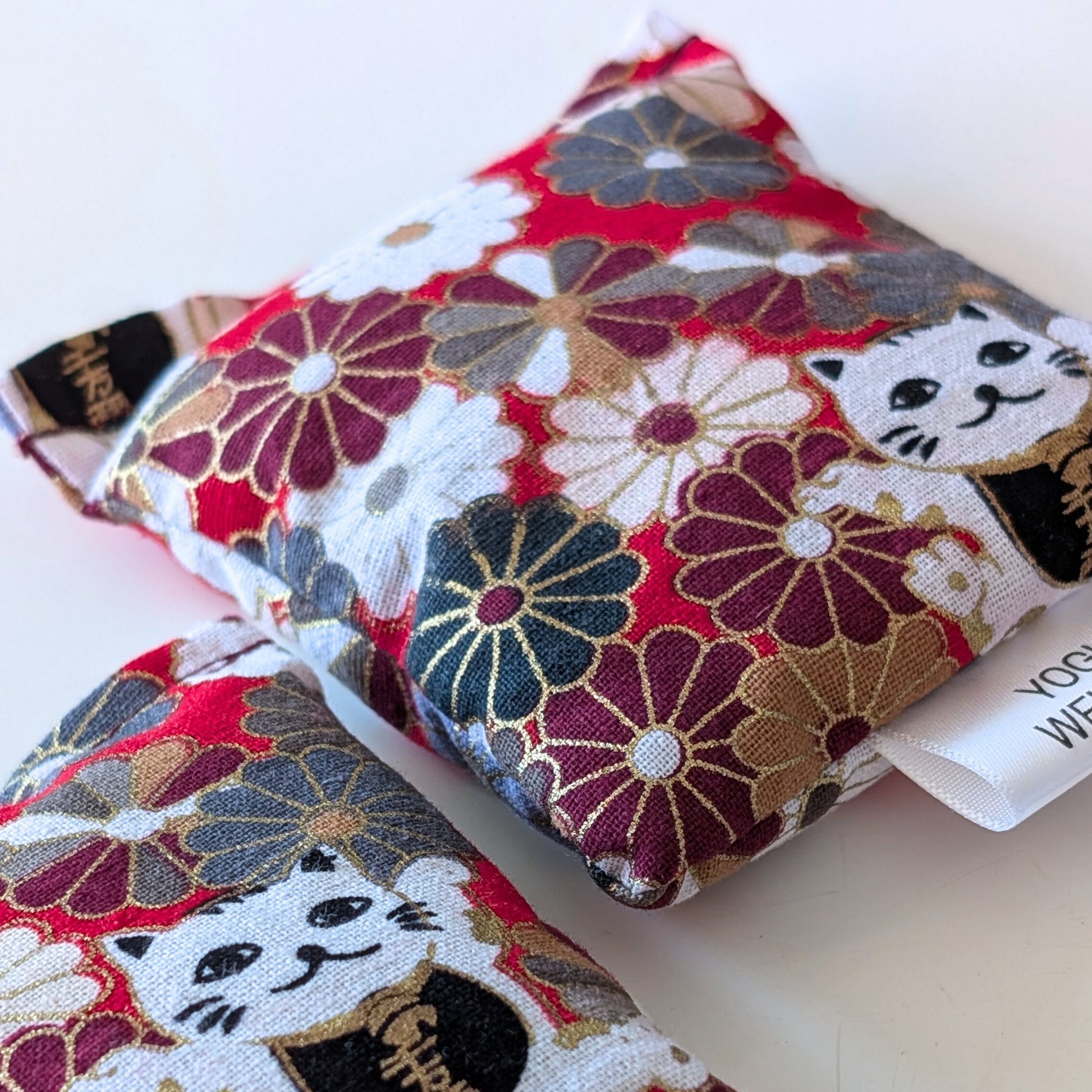 LAVENDER SACHETS SET OF 2 JAPANESE CAT