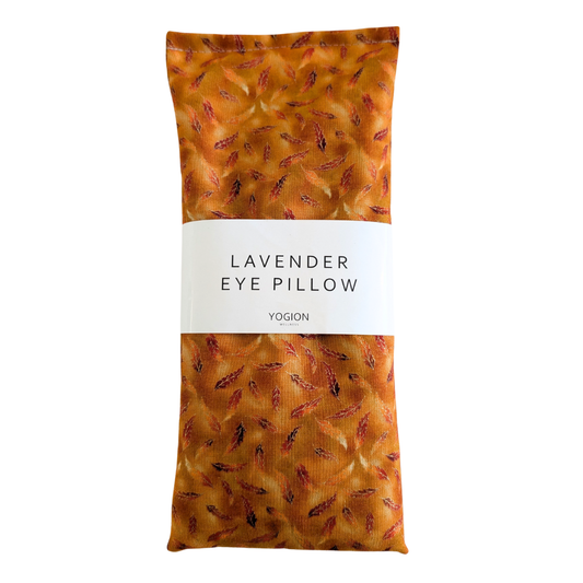 Lavender Eye Pillow - Orange Leaves