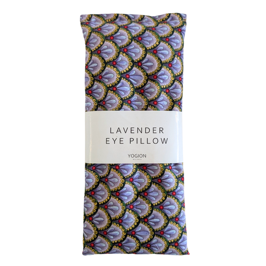 Lavender Eye Pillow - Peacock scale