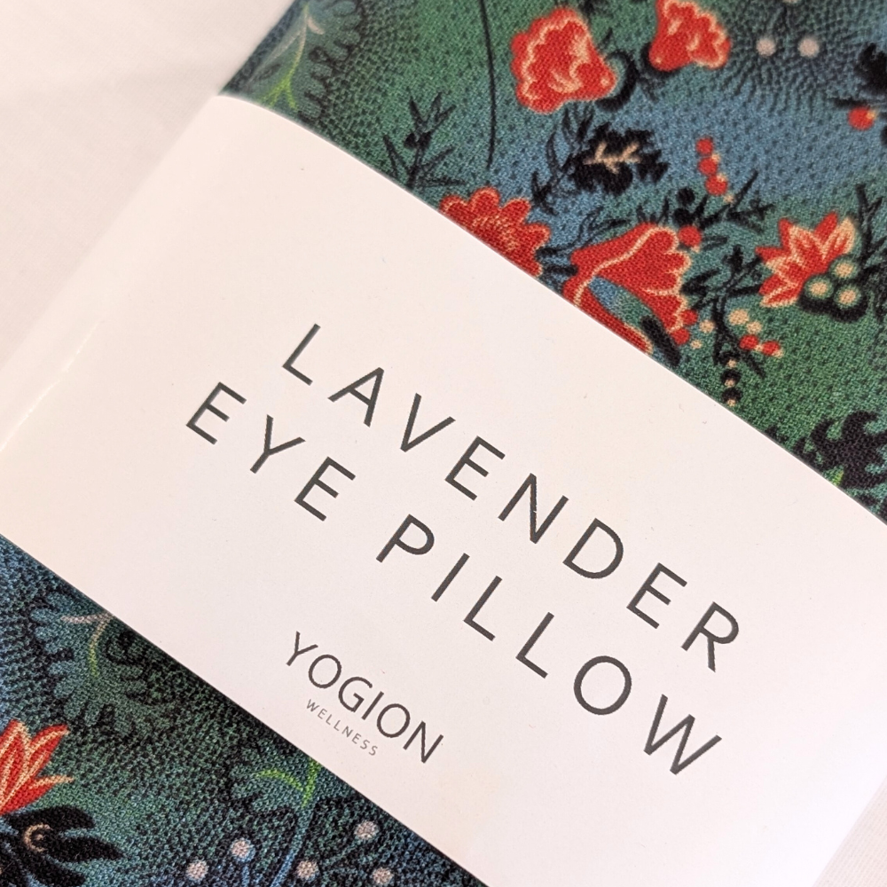 Lavender Eye pillow - Gray Floral Paisley BY YOGION WELLNESS