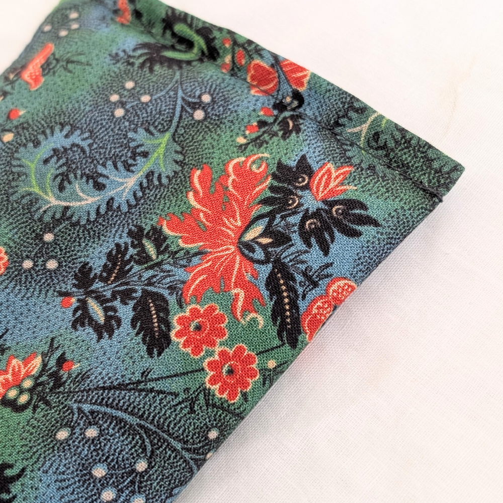 Lavender Eye pillow - Gray Floral Paisley
