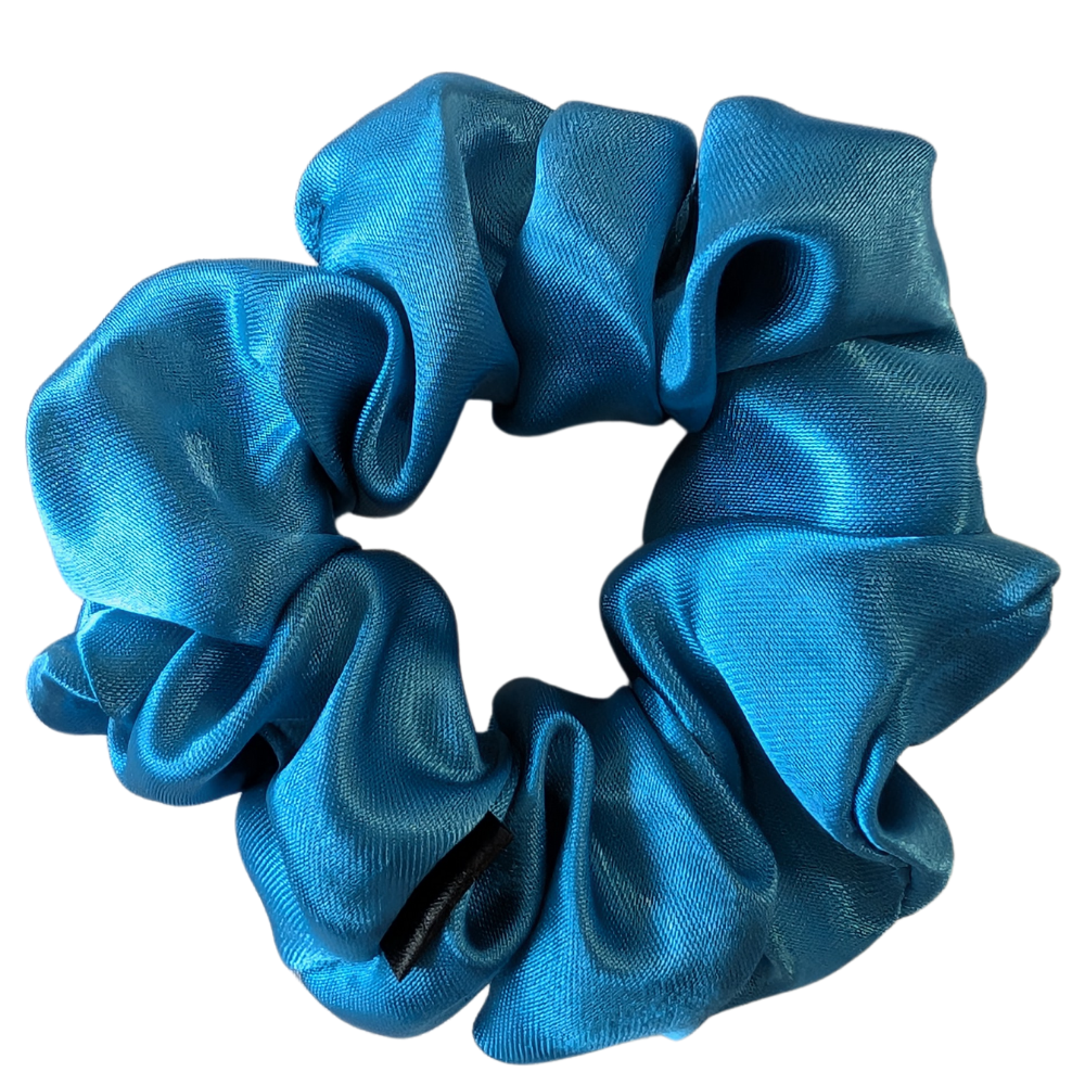Handmade Natalia MINI Satin Sky Blue Scrunchie