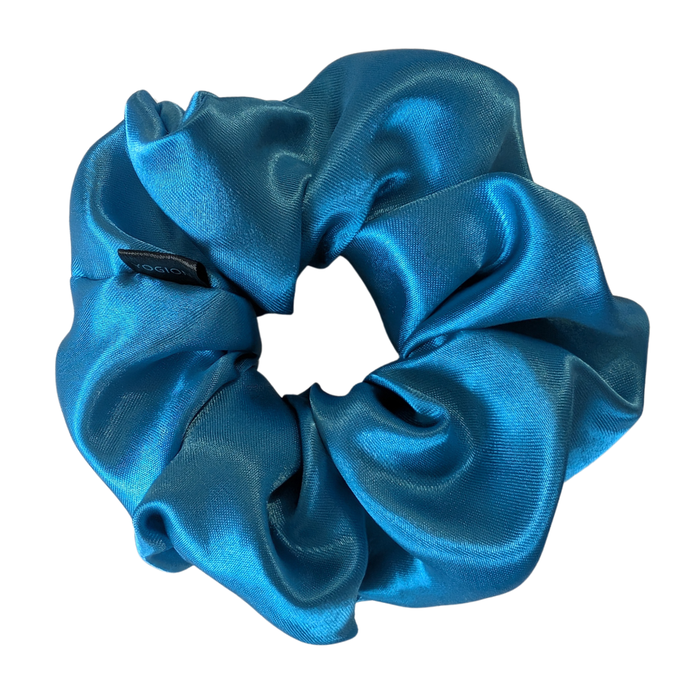 Handmade Natalia XL Satin sky blue Scrunchie