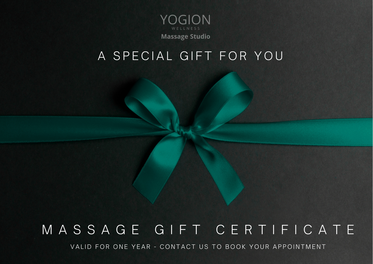 Yogion Wellness Massage Studio Gift Card