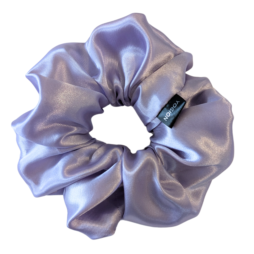 Handmade Thalia MINI Satin Mauve Scrunchie