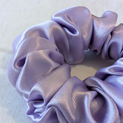 Handmade Thalia MINI Satin Mauve Scrunchie