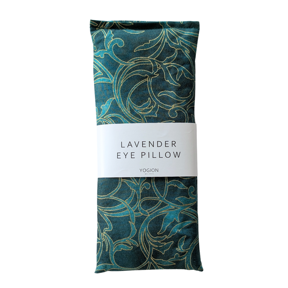 Yogion wellness - Lavender Eye pillow - Teal Gold Botanical