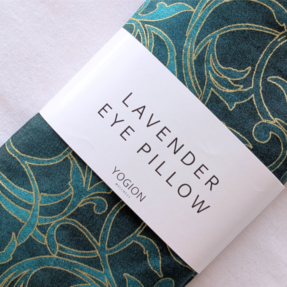 Yogion wellness - Lavender Eye pillow - Teal Gold Botanical