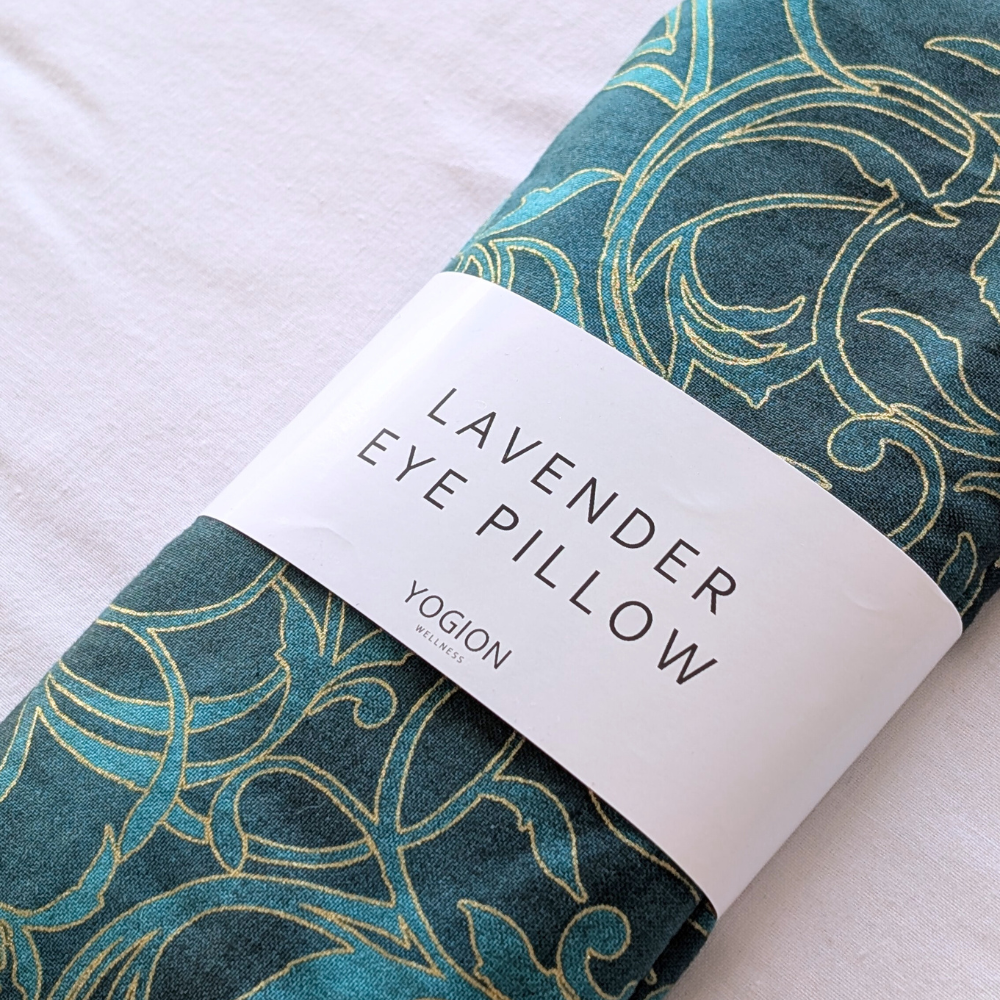 Yogion wellness - Lavender Eye pillow - Teal Gold Botanical
