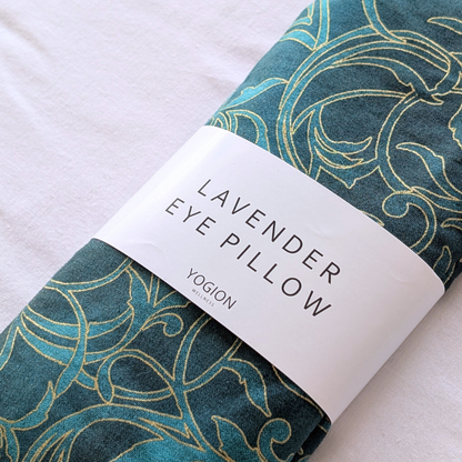 Yogion wellness - Lavender Eye pillow - Teal Gold Botanical