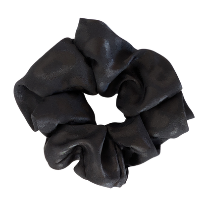 Vasiliki XL SATIN BLACK scrunchie
