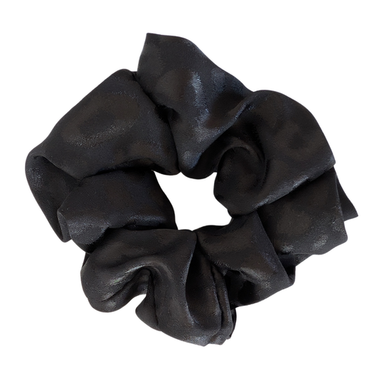 Vasiliki XL SATIN BLACK scrunchie