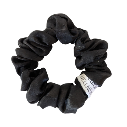 Vasiliki xxs SATIN BLACK scrunchie