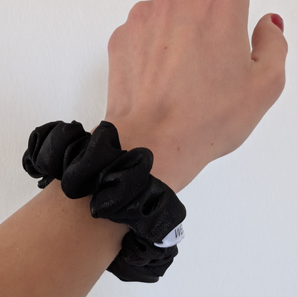Vasiliki xxs SATIN BLACK scrunchie