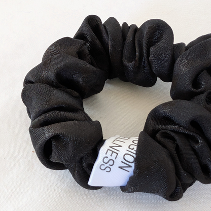 Vasiliki XXS SATIN BLACK scrunchie