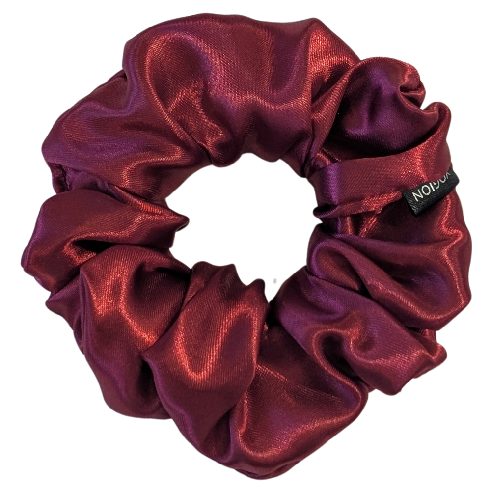 Handmade Viktoria MINI Satin Burgundy Scrunchie