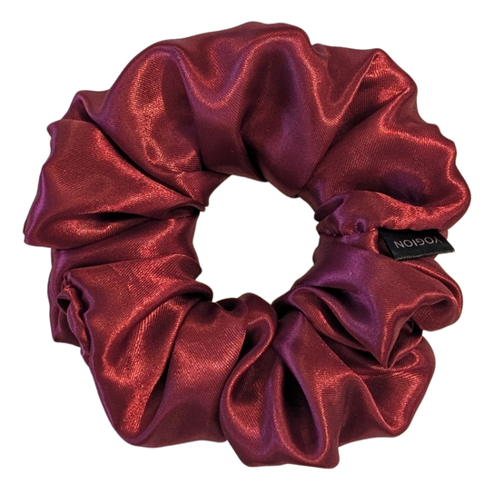 Viktoria XL Satin Burgundy Scrunchie