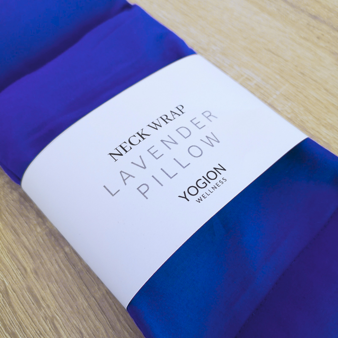 Violet Blue Lavender Neck Wrap Pillow