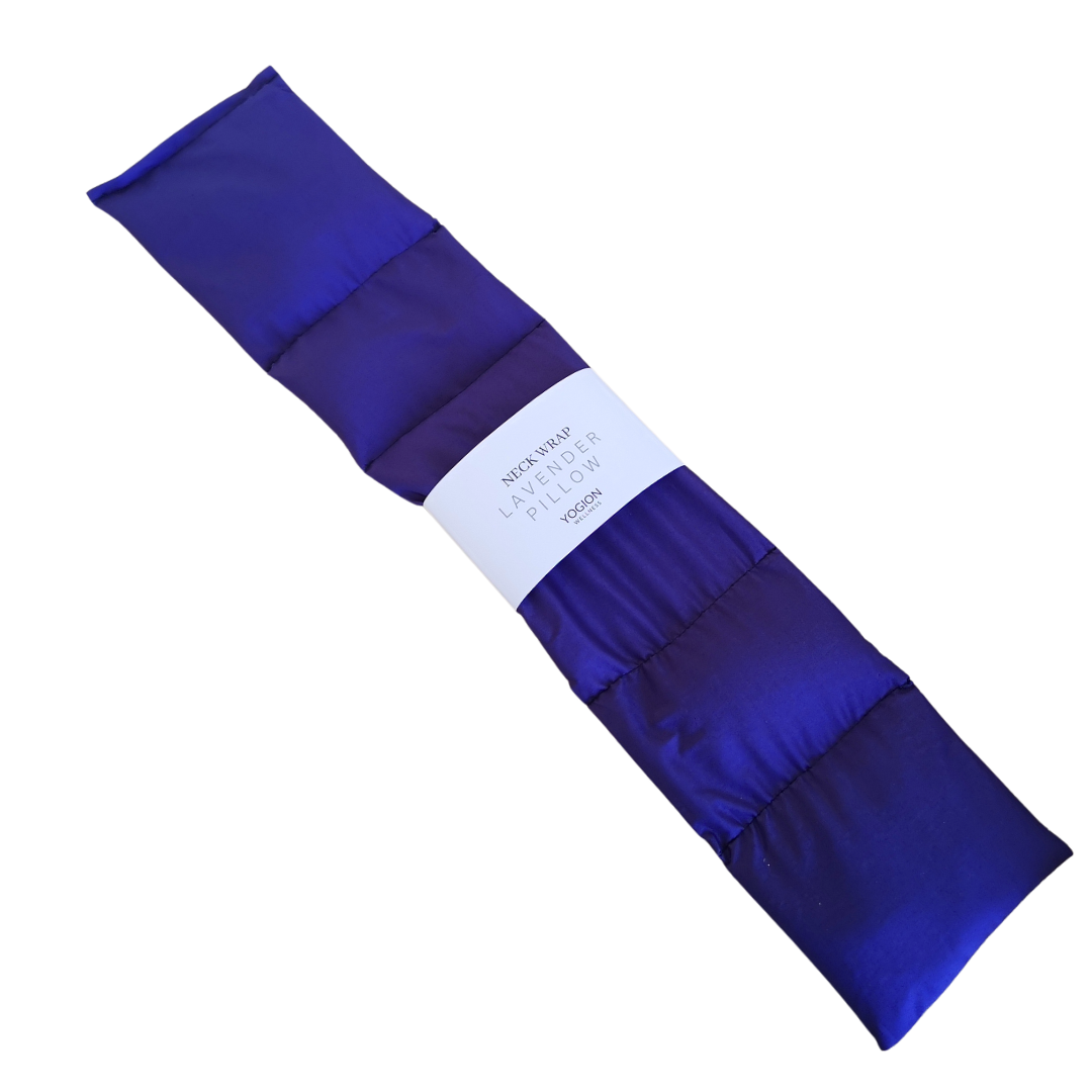 Violet Blue Lavender Neck Wrap Pillow