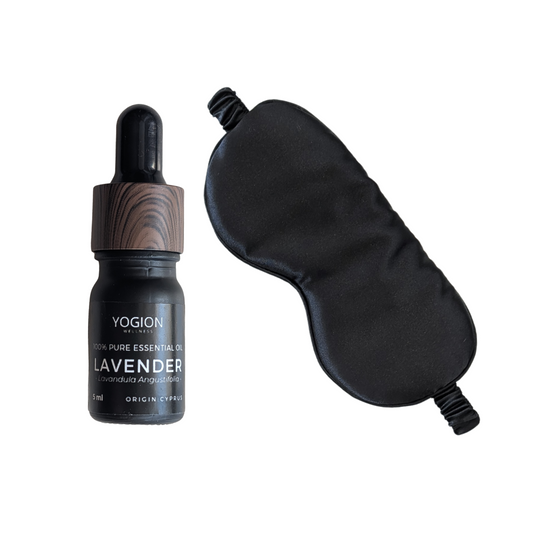 Lavender essential oil & Sleep Mask Gift Set