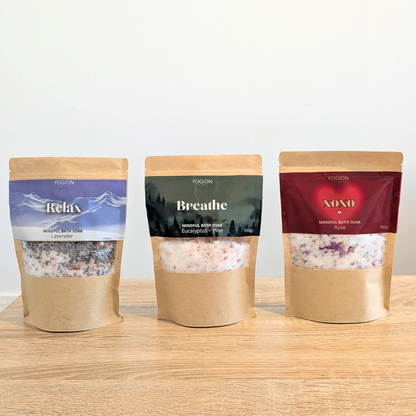 Organic Mindful Bath Soak - Breathe - Eucalyptus + Pine (350gr)