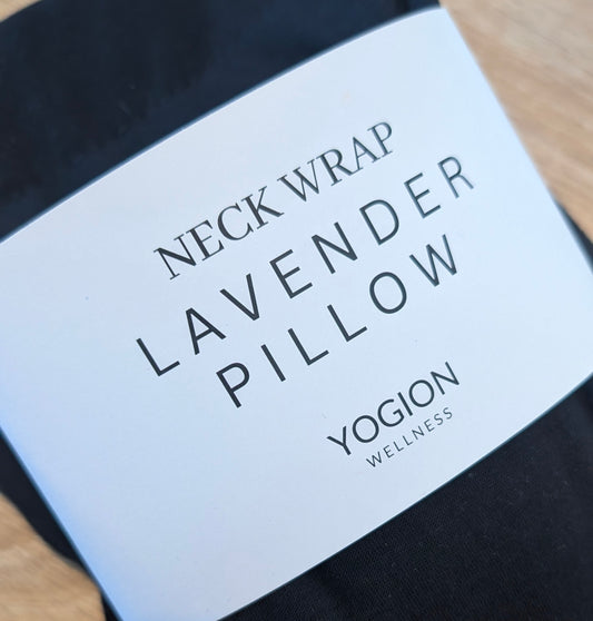 Black Lavender Neck Wrap Pillow
