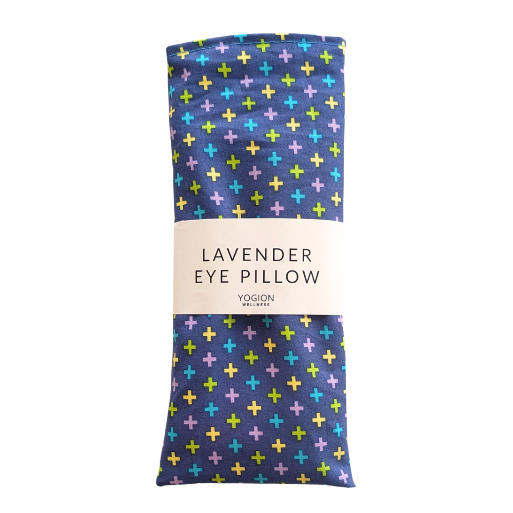 Lavender Eye pillow - multi cross
