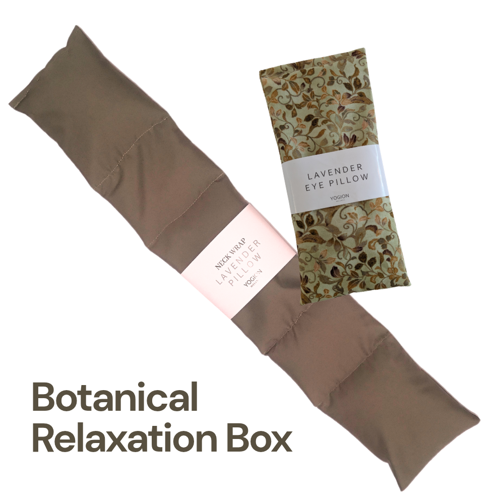 Lavender Relaxation Ritual Set - Eye Pillow & Neck wrap - Botanical