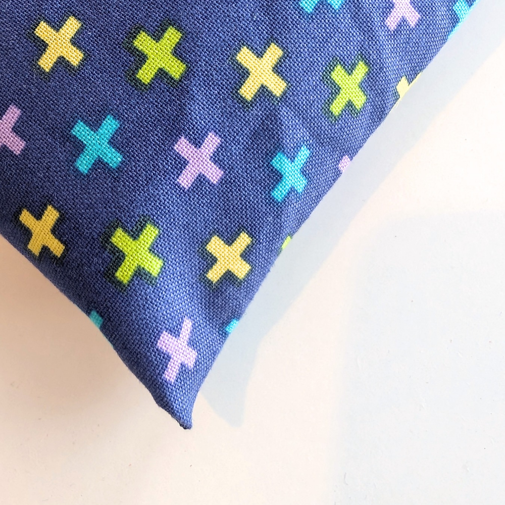 Lavender Eye pillow - multi cross