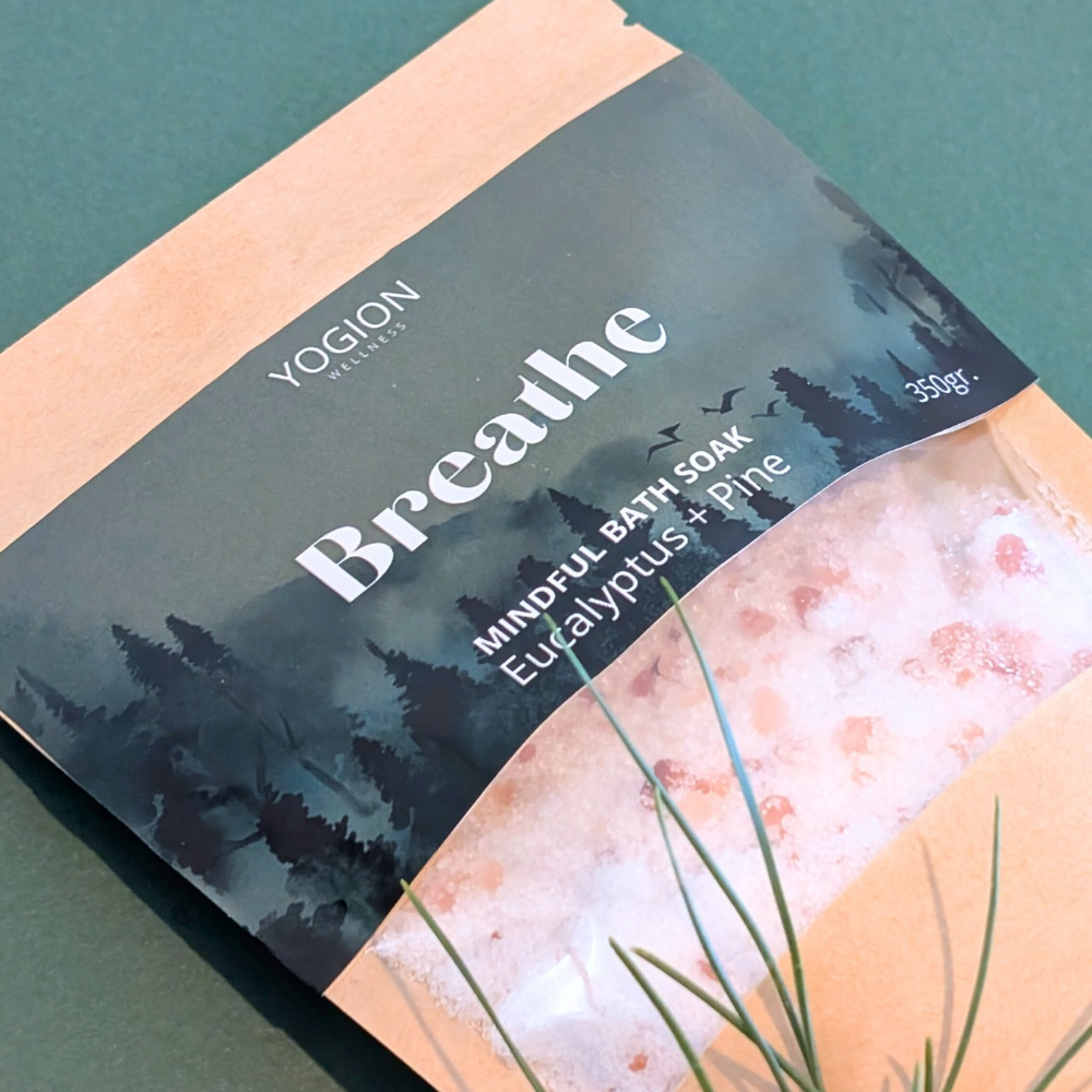 Organic Mindful Bath Soak - Breathe - Eucalyptus + Pine (350gr)