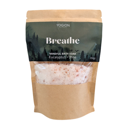 Organic Mindful Bath Soak - Breathe - Eucalyptus + Pine (350gr)