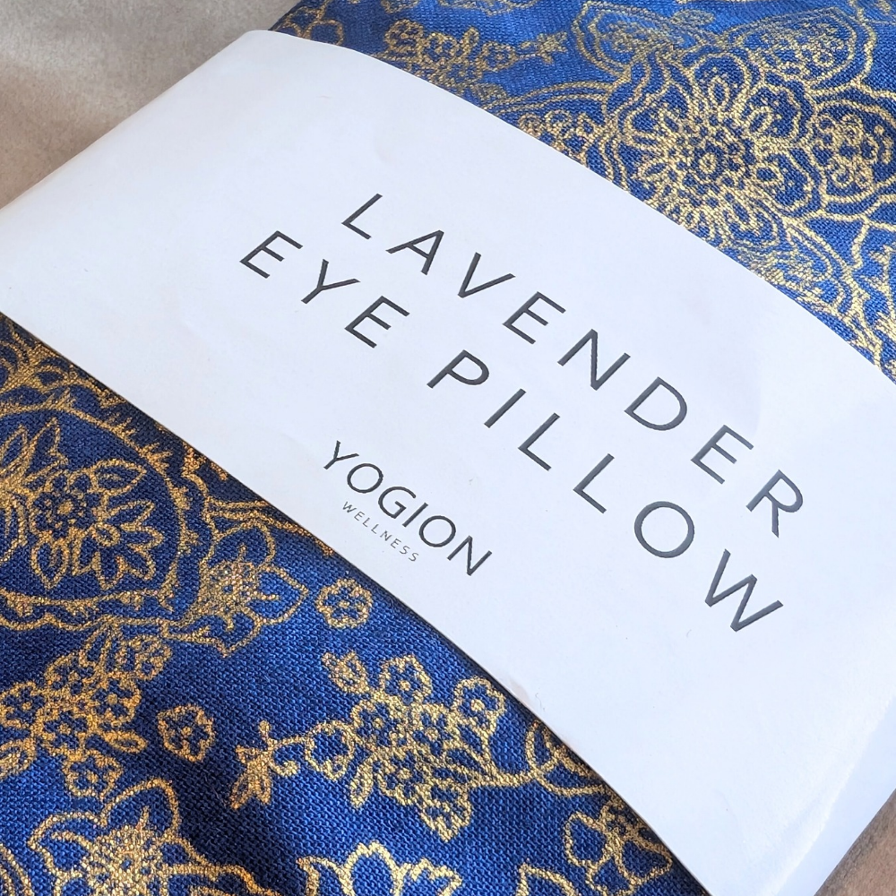 Lavender Eye pillow - Blue gold Paisley