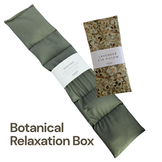 Lavender Relaxation Ritual Set - Eye Pillow & Neck wrap - Botanical