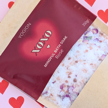 Peonies Lavender Eye Pillow + Rose Bath Soak
