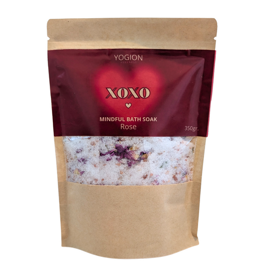 Organic Mindful Bath Soak - XO - Rose (350gr)