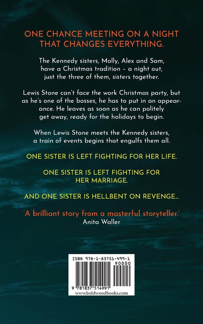 three sisters book by o.j.mullen back cover, second hand book