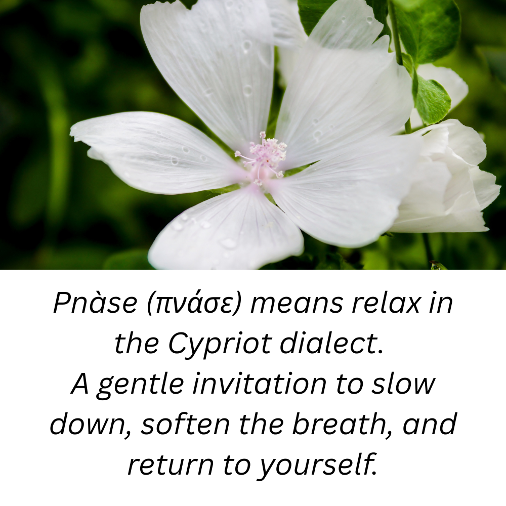 white musk , pnase meaning in greek cypriot