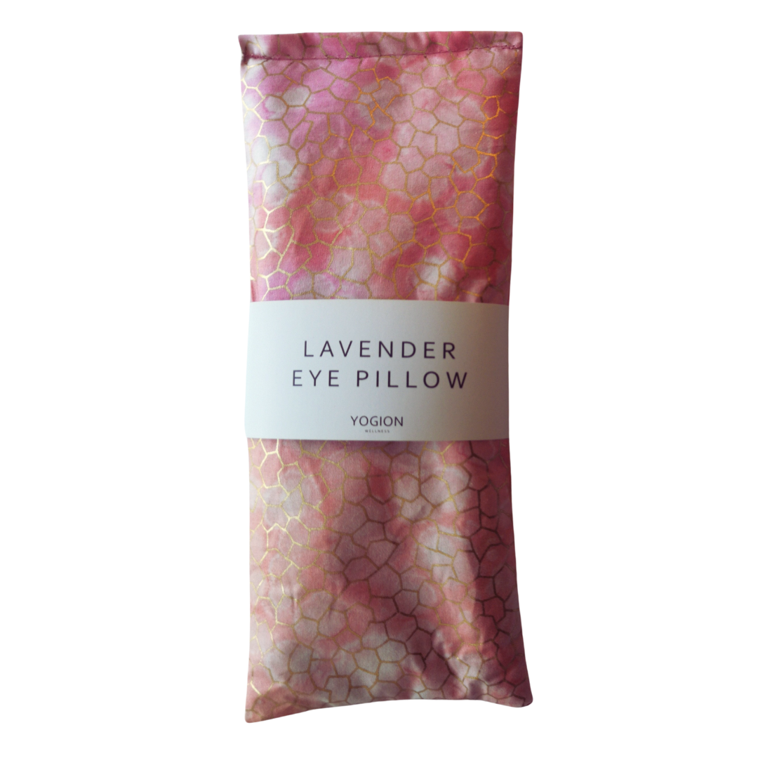 Lavender Eye Pillow Batik Pink Salmon