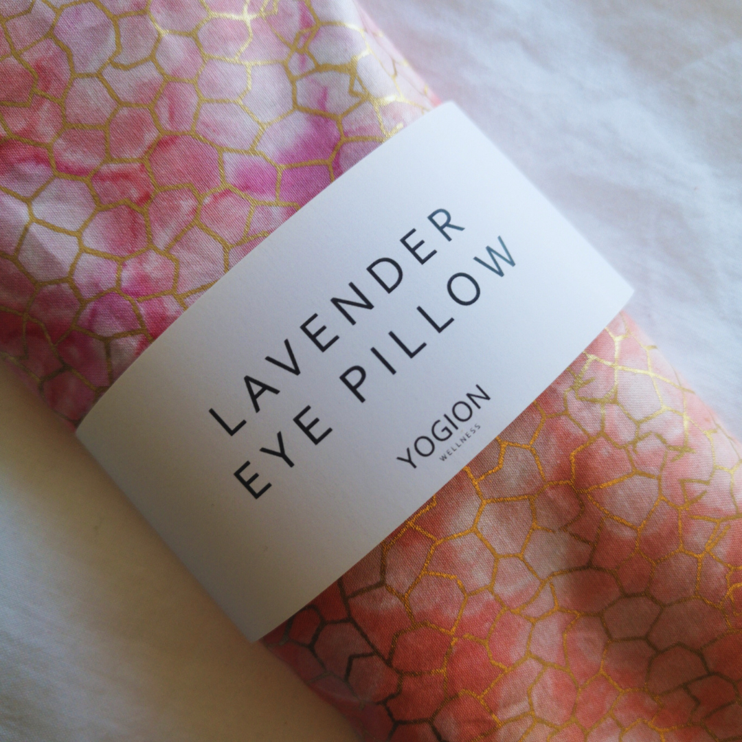 Lavender Eye Pillow Batik Pink Salmon