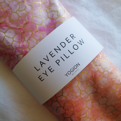 Lavender Eye Pillow Batik Pink Salmon